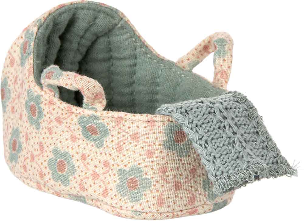 Maileg - Babylift, Baby mus - Blå