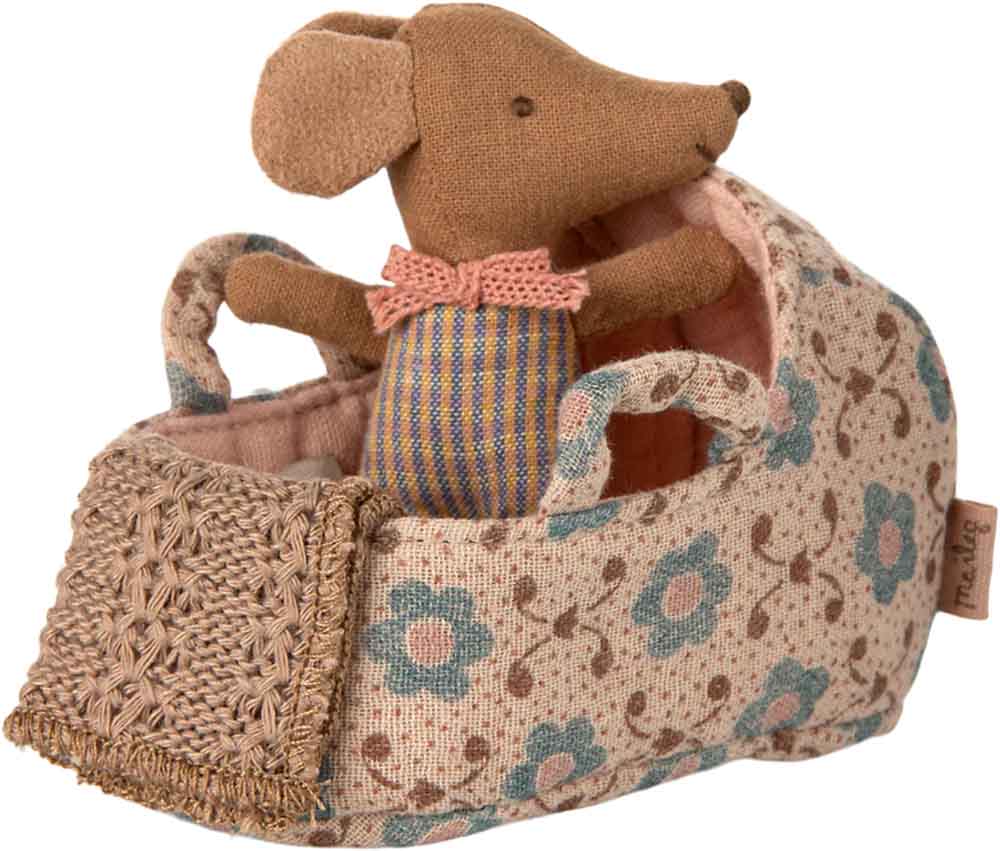 Maileg - Babylift, Baby mus - Rosa