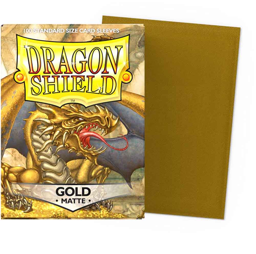 Dragon Shield - Gold - Matte Sleeves