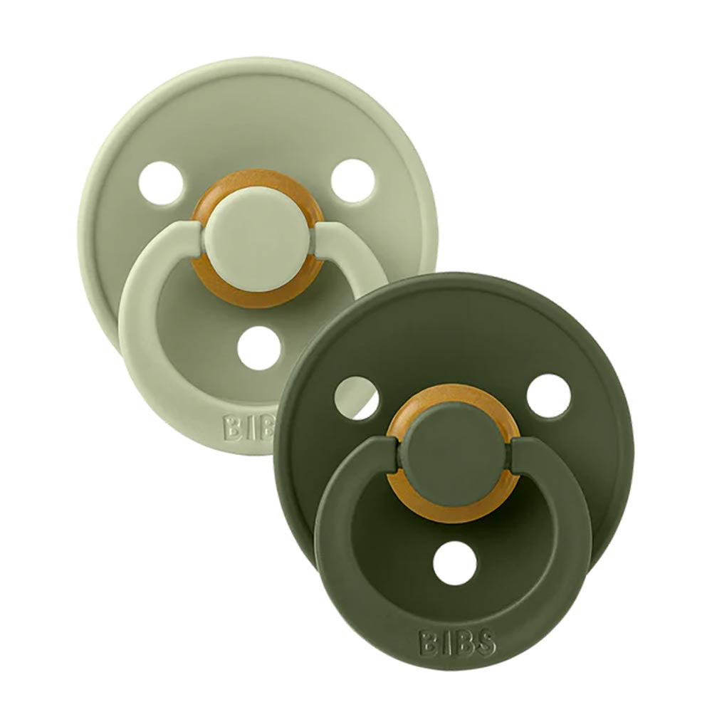 BIBS - Colour 2 PACK - Sage/Hunter Green - STR. 1