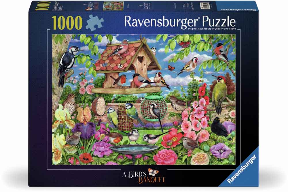 Ravensburger - The Bird Table - 1000 brikker