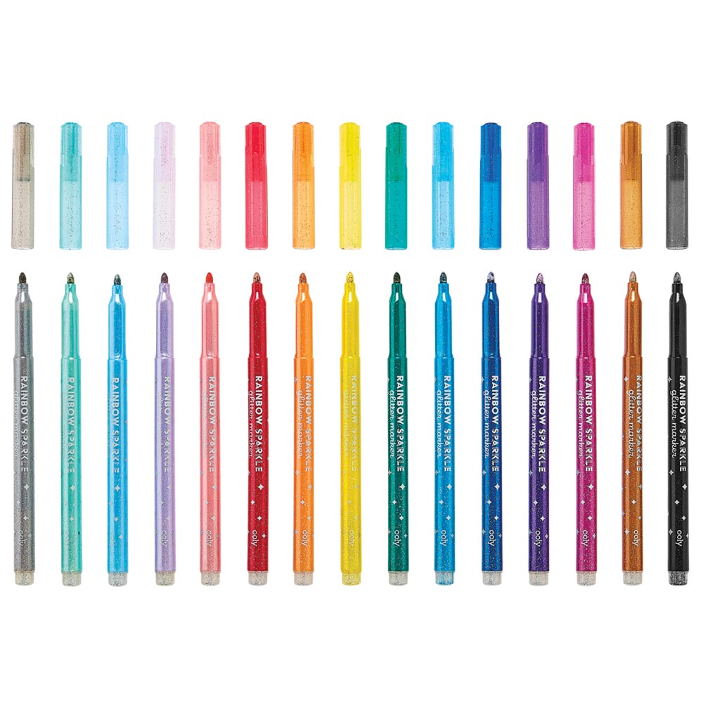Ooly - Rainbow Sparkle Glitter Markers