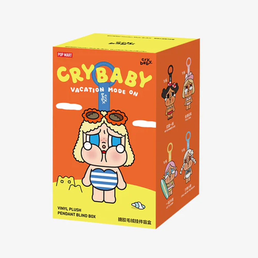 【新品・箱】POP MART CRYBABY VACATION MODE ON Pop Mart - Labubu - Exciting Macaron Blind Box - 1-2 dages levering
