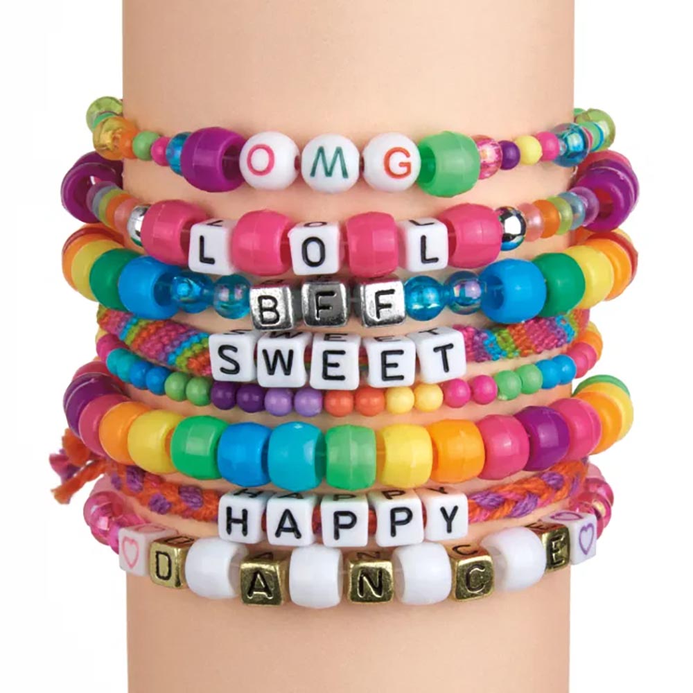 SHIMMER N SPARKLE - ABC FASHION BEAD BRACELETS