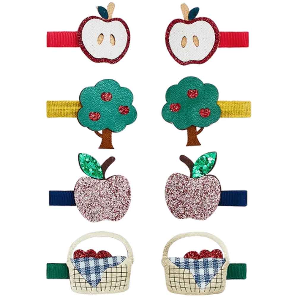 Mimi & Lula - 8 Hårclips - Apple Harvest