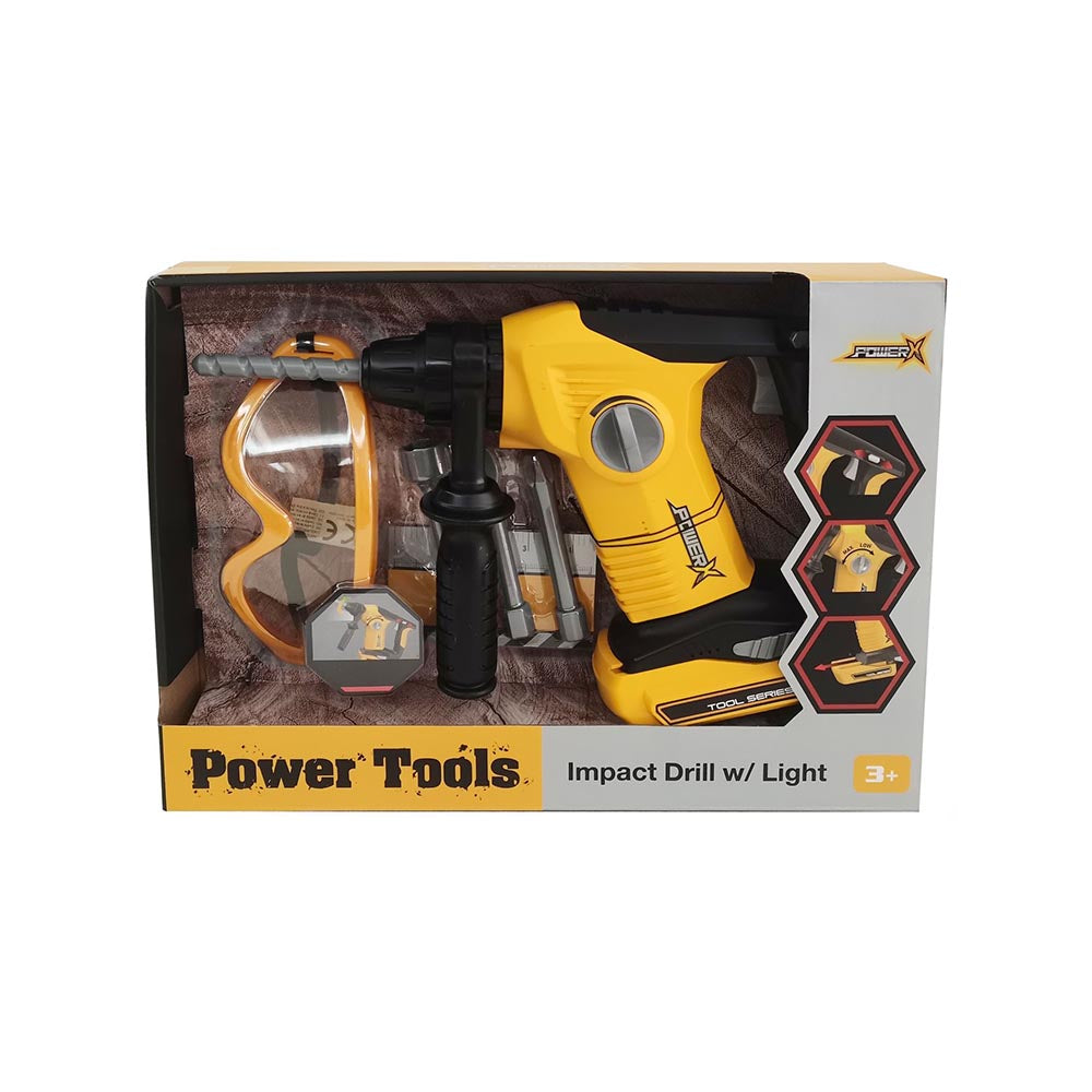 POWER X - Slagboremaskine med lys