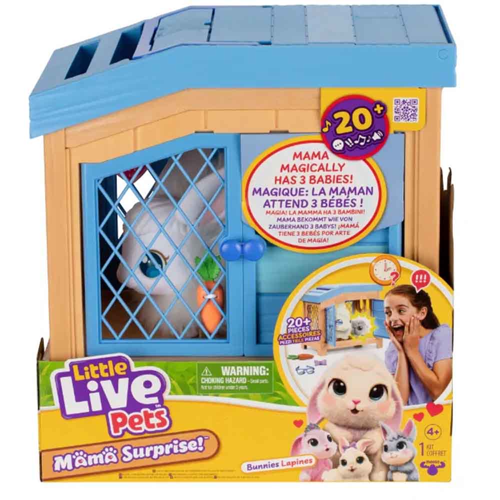 LITTLE LIVE PETS - MAMA SURPRISE - BUNNY PLAYSET