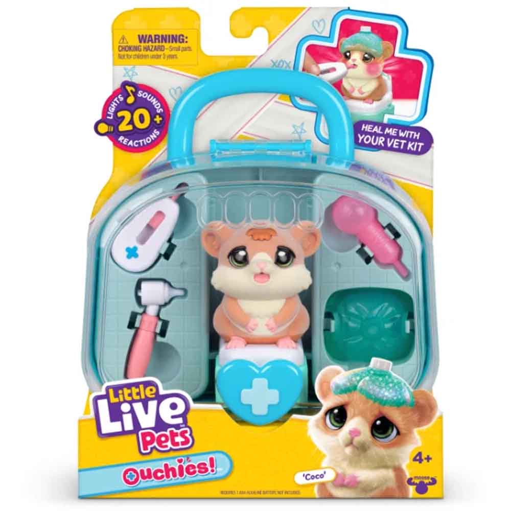 LITTLE LIVE PETS - Ouchies Vet Kit – Coco