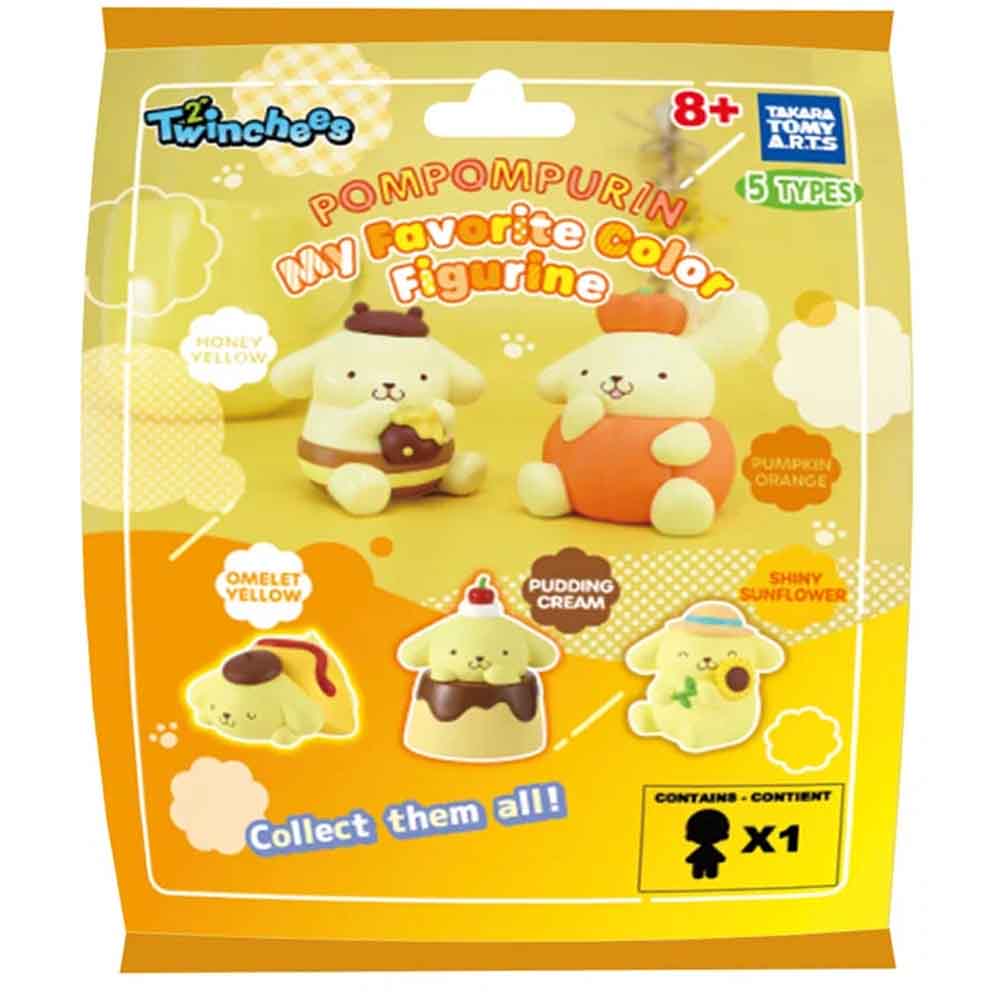 Twinchees - Pompompurin My Favorite Color Fig. Asst.
