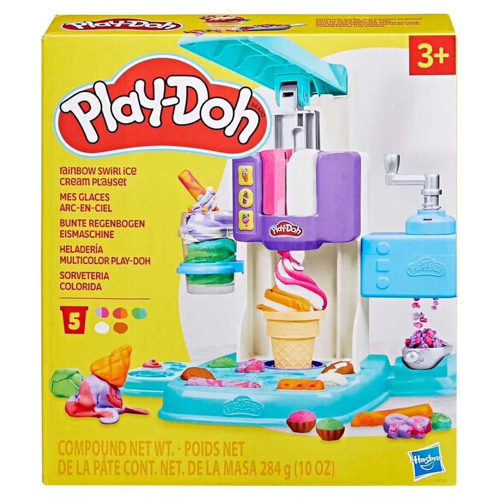 Play-Doh - Rainbow Swirl Ice Cream Playset