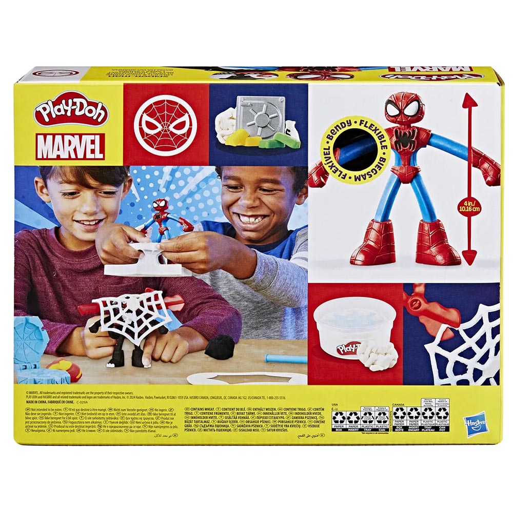 Play-Doh - Spiderman Launch And Slice Battle