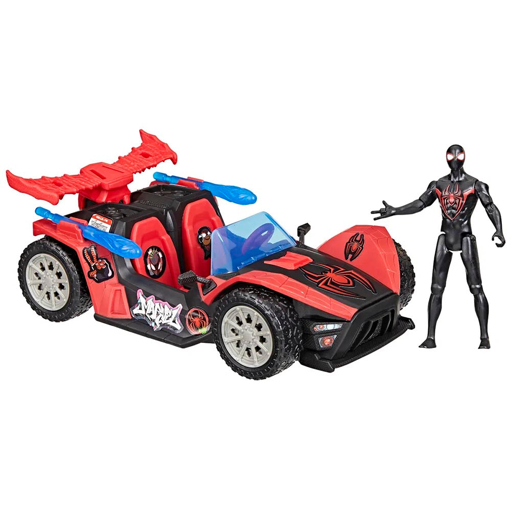 Marvel - Spider-Man Morales Speed Racer incl. 10 CM fig