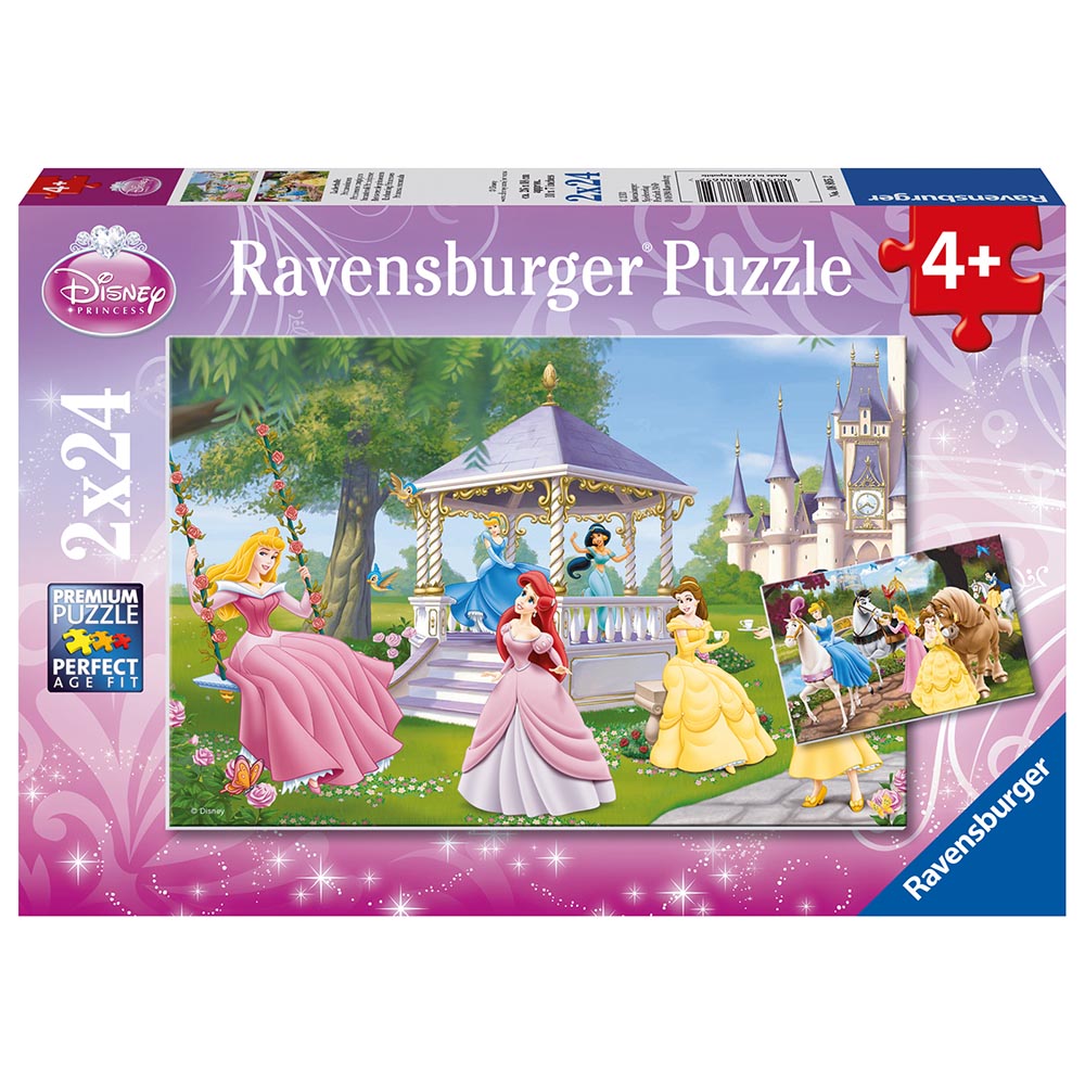 Ravensburger - Fortryllende Prinsesser - Puslespil 2x24 brikker