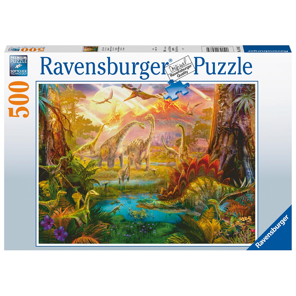 Ravensburger - Land Of The Dinosaurs - Puslespil 500 brikker
