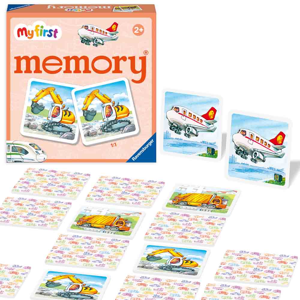 Ravensburger - Mit første huskespil - Køretøjer