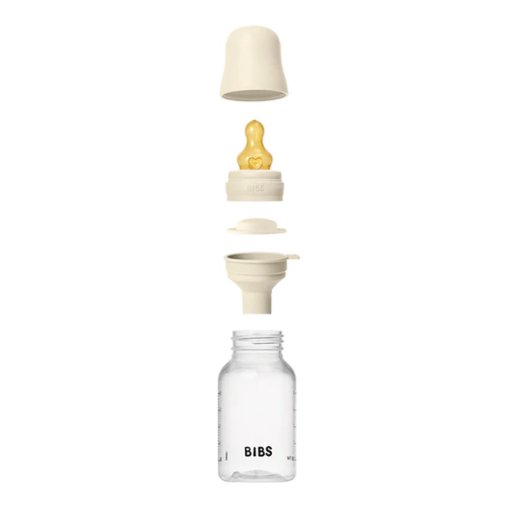 BIBS - Baby Bottle Complete Set 150ml Latex - Ivory