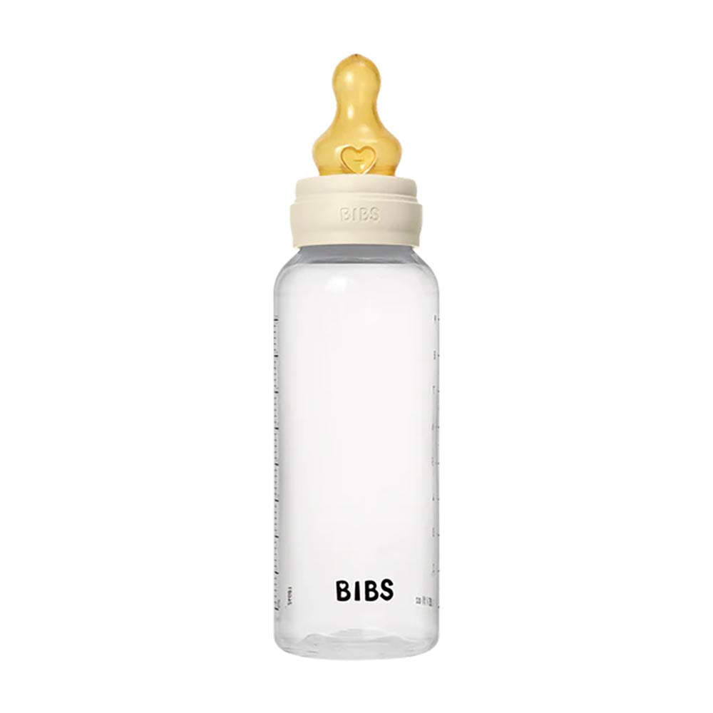 BIBS - Baby Bottle Complete Set 270ml Latex - Ivory