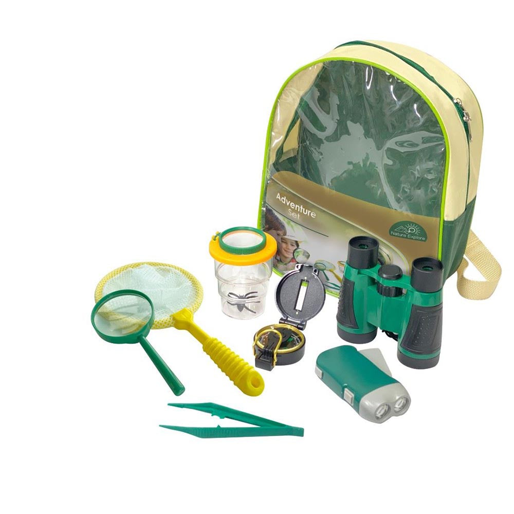 Nature Explore - Naturudforskningssæt - rygsæk med 7 dele