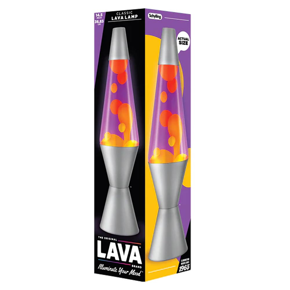 LAVA - Lamp Classic 37cm Orange/Purple