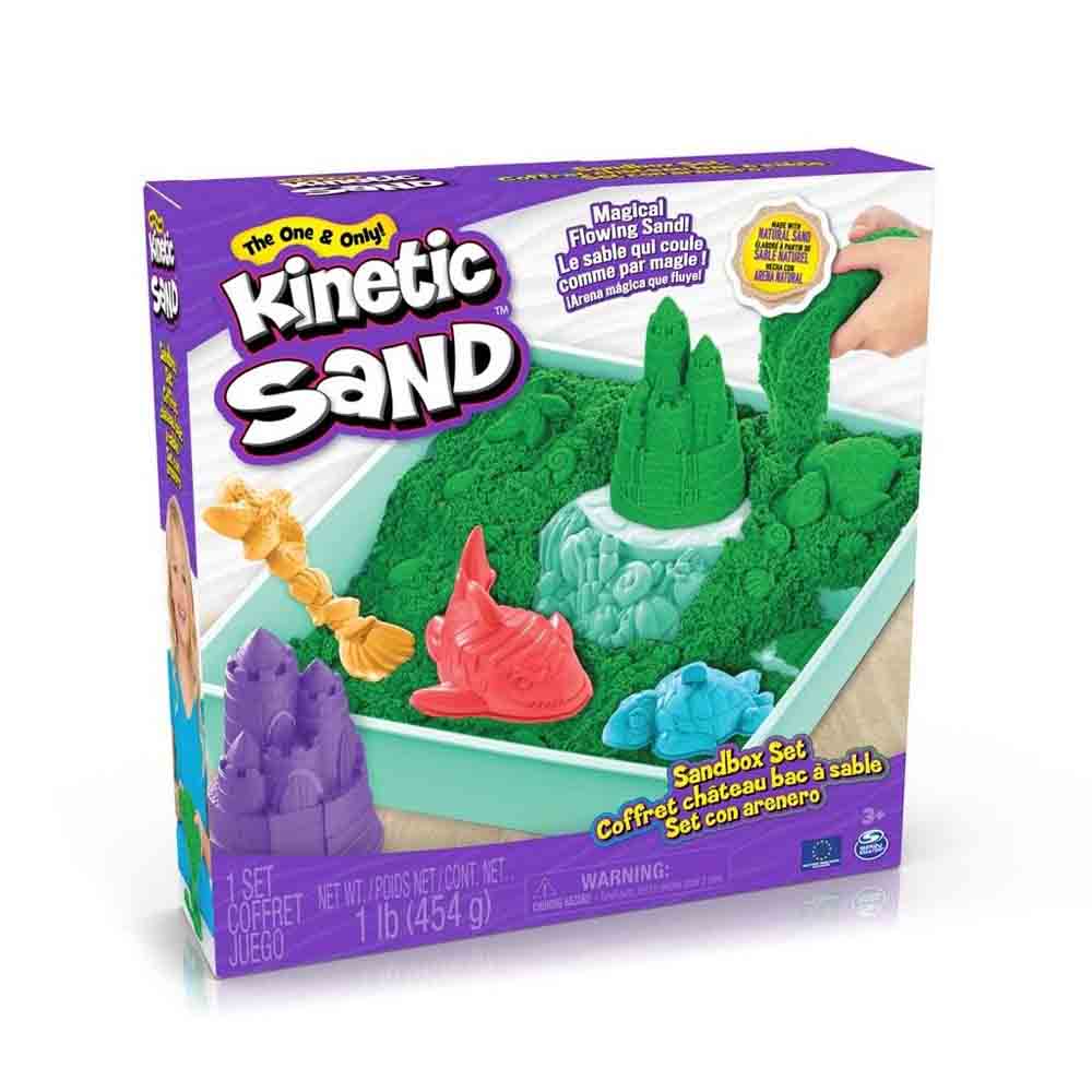 Kinetic Sand - Sandbox Set - Green
