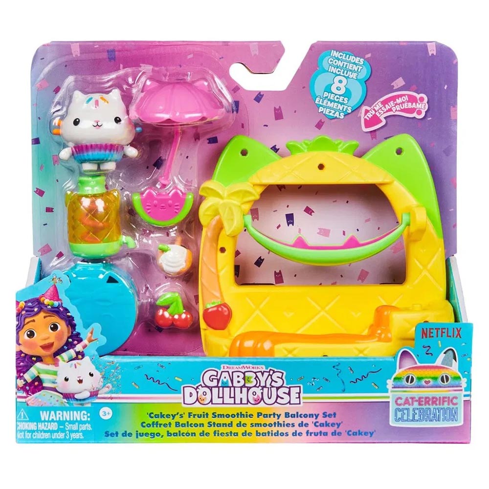Gabby's Dollhouse - Balcony Set - Cakey