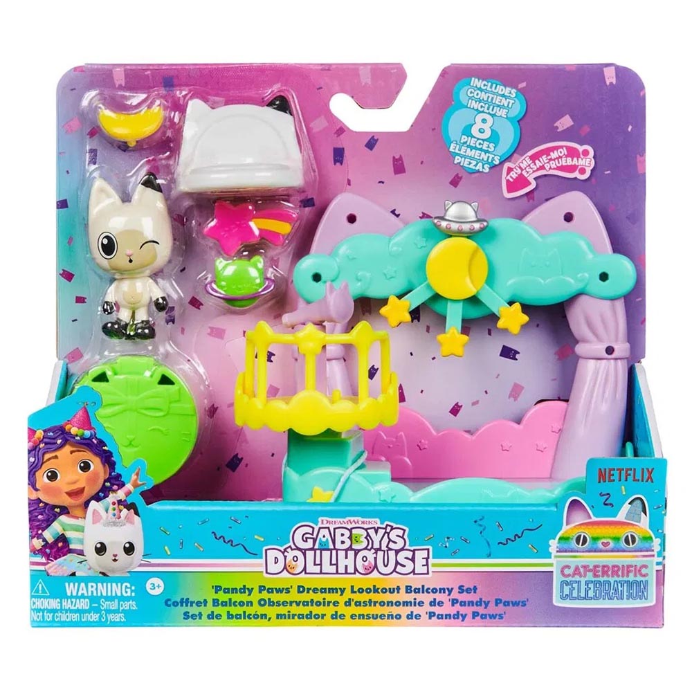 Gabby's Dollhouse - Balcony Set - Pandy