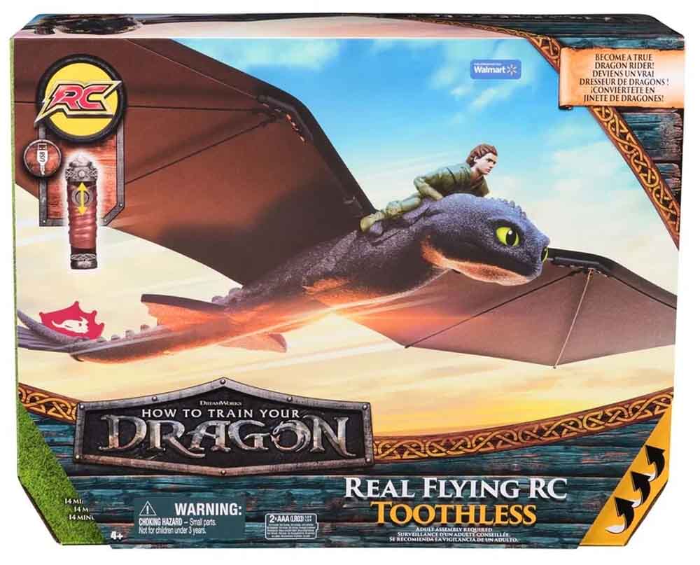 Sådan træner du din Drage - RC Real Flying Toothless - Fjernstyret Drage