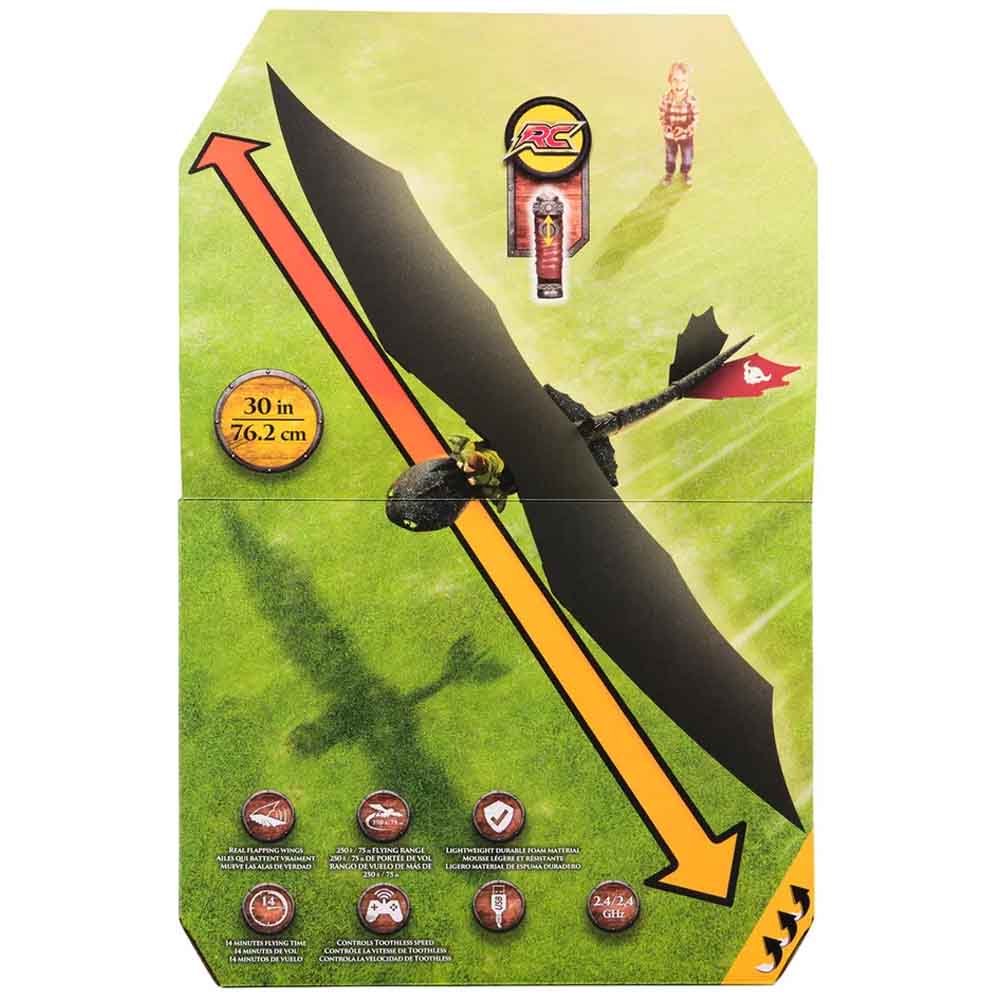 Sådan træner du din Drage - RC Real Flying Toothless - Fjernstyret Drage