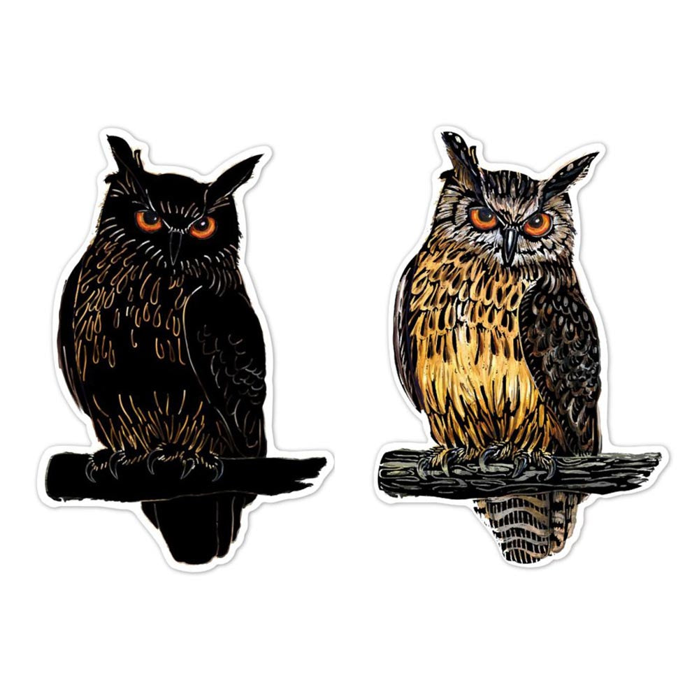 Natural Creation - Skrab klistermærker - fugle