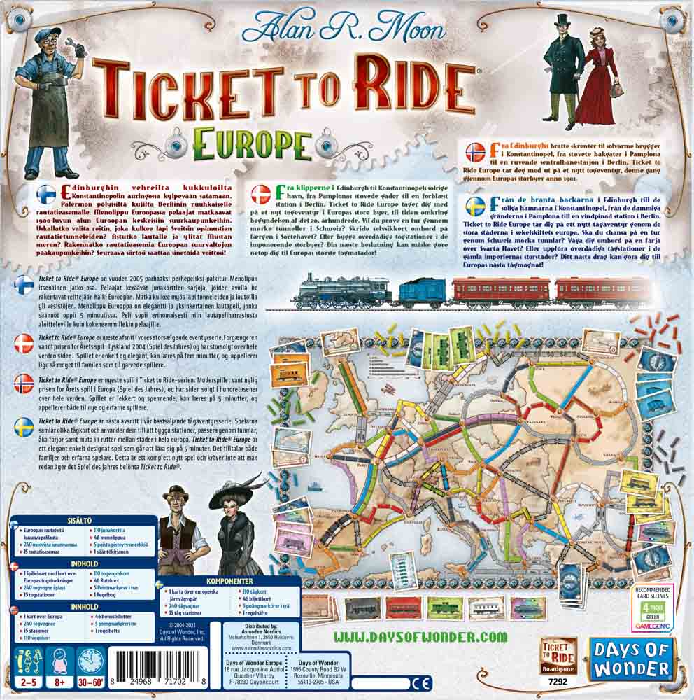 Ticket to Ride - Europe