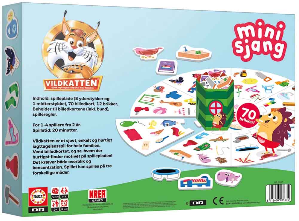 EDUCA - Vildkatten Minisjang Børste