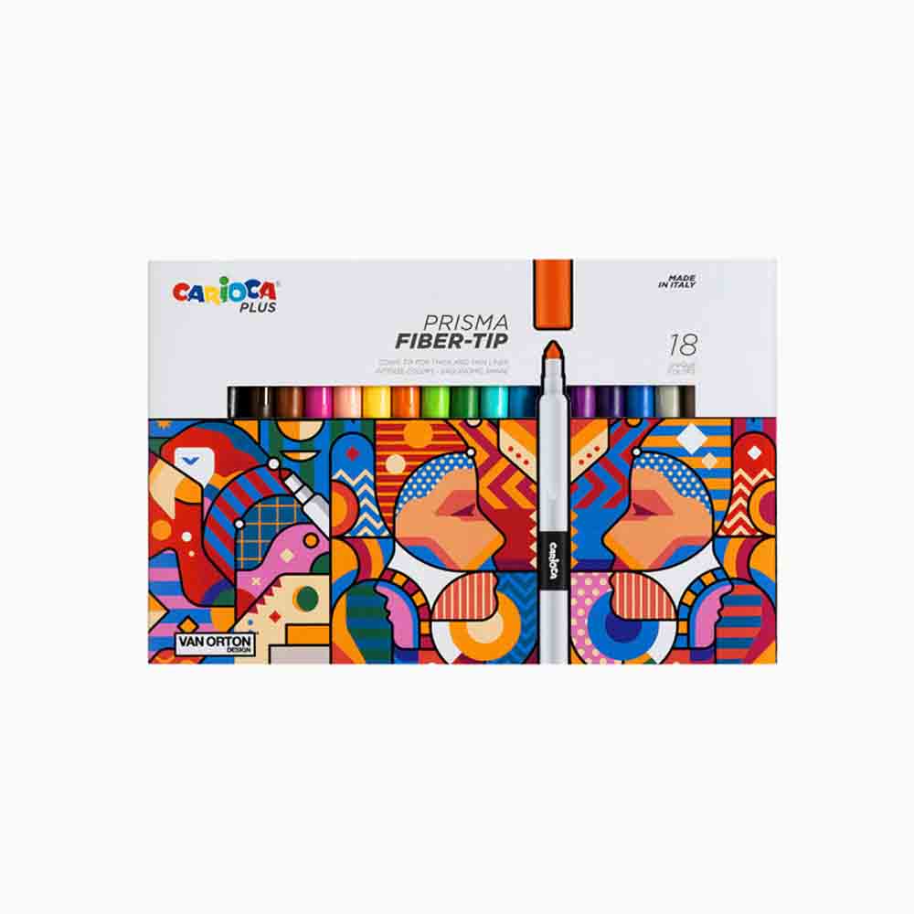 Carioca - PLUS - Prisma tusch - 18stk