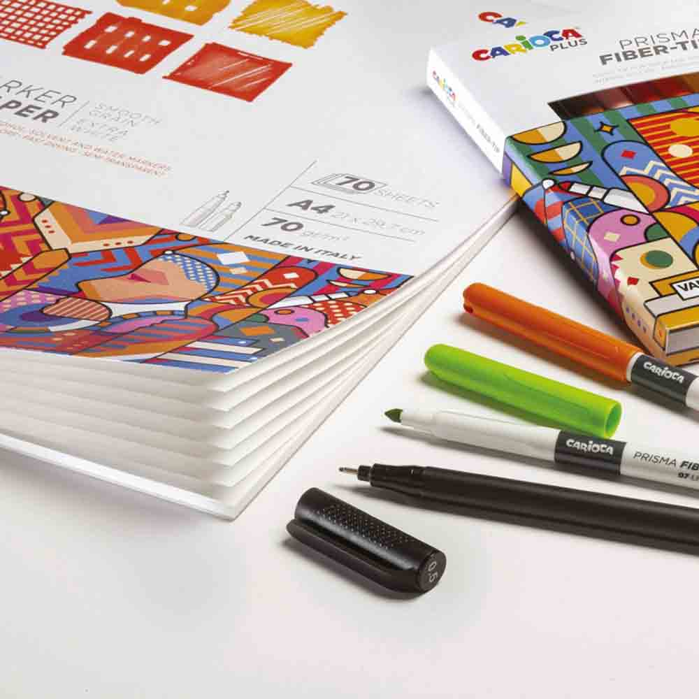 Carioca - PLUS - Marker blok 70g - A4 - 70 sider