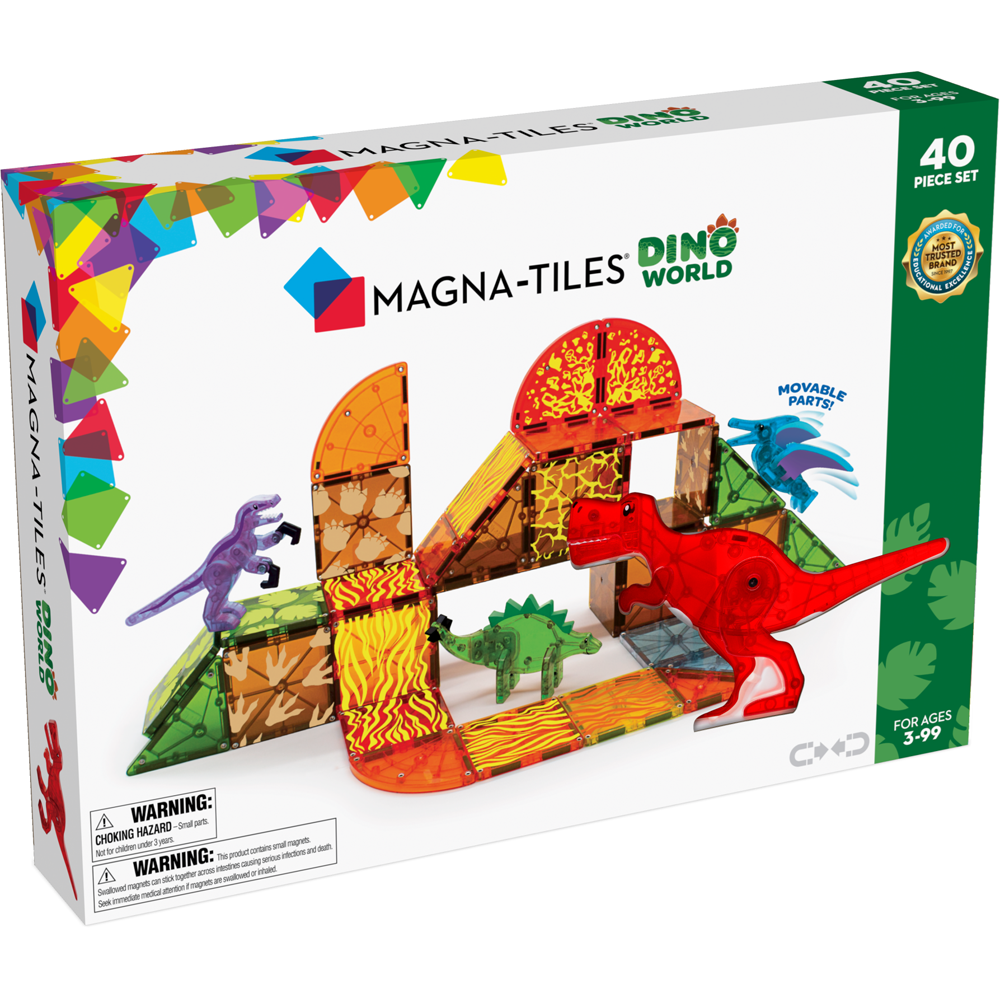 Magna-Tiles - Dino World 40 dele