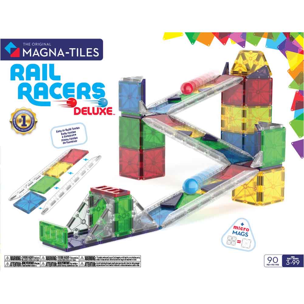Magna-Tiles - Rail Racer 90 dele