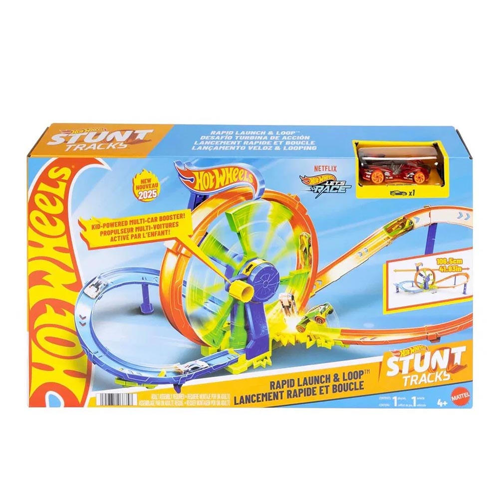 Hot Wheels - Stunt Tracks Rapid Launch & Loop