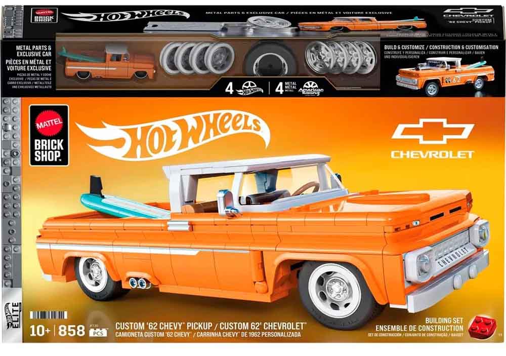 Hot Wheels - Brick Shop Elite Series '62 Chevy Pickup