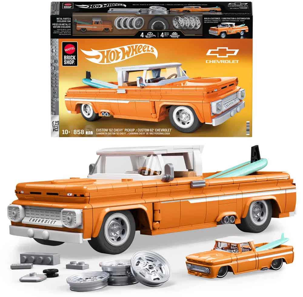 Hot Wheels - Brick Shop Elite Series '62 Chevy Pickup