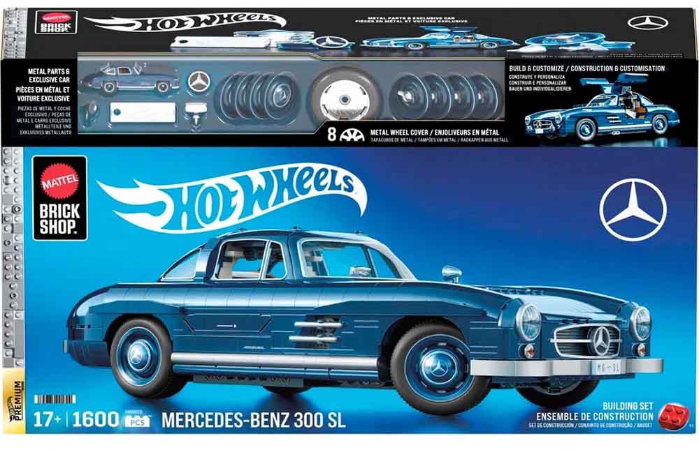 Hot Wheels - Brick Shop Premium Series Mercedes-Benz 300SL