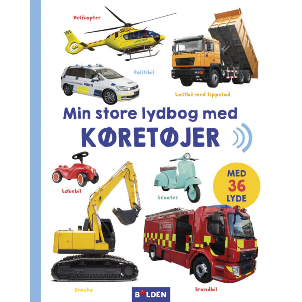 Forlaget Bolden - Min store lydbog med køretøjer