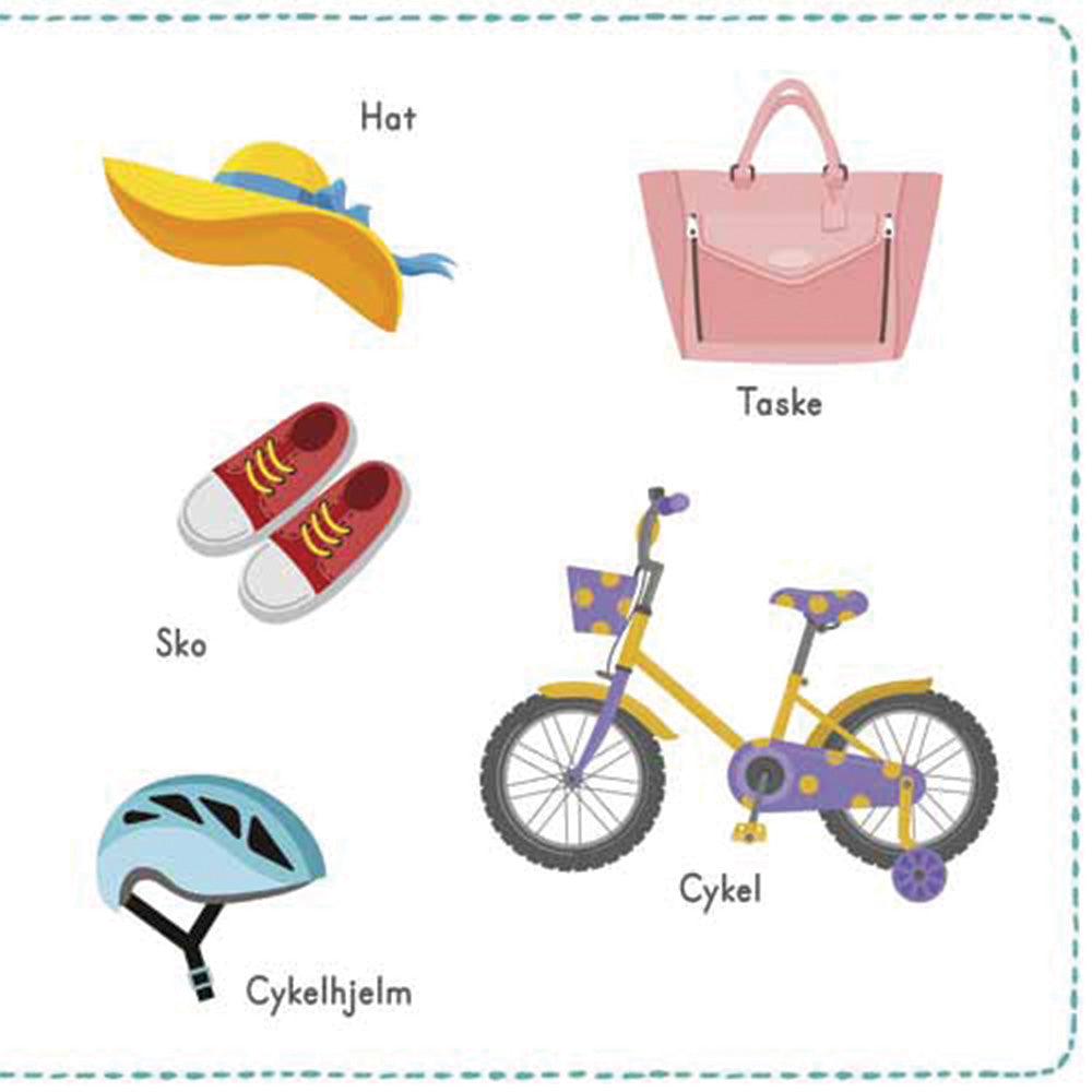 Forlaget Bolden - Min FULD-AF-FARVER billedordbog – Ting & sager