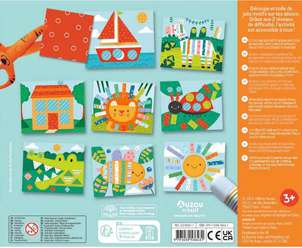 Auzou - Aktivitetssæt - Lær at bruge saks