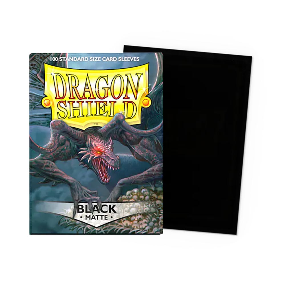 Dragon Shield - Black - Matte Sleeves - Standard