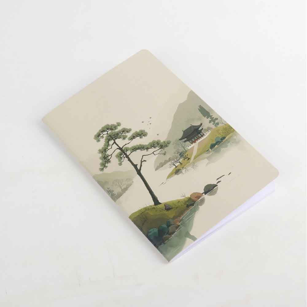 Minisuki – A5 Korean Notebook - Peaceful Pavilion