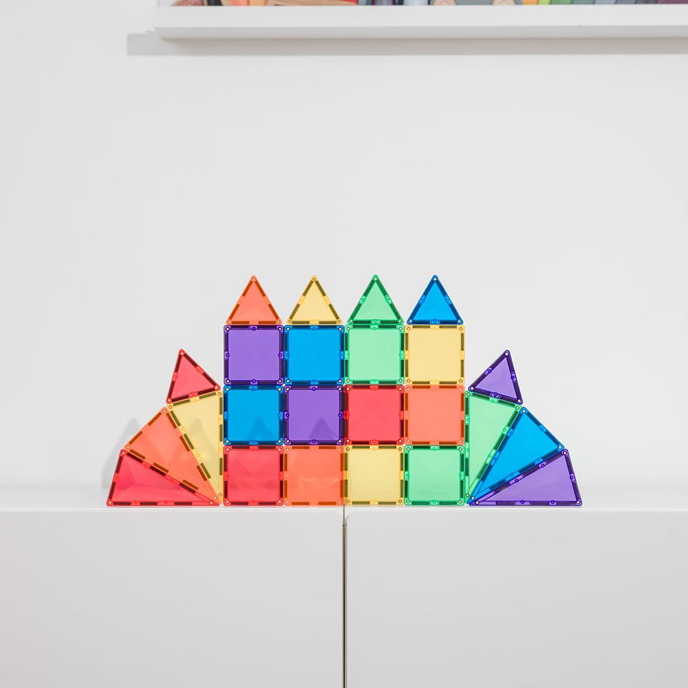 Connetix - Mini Pack - magnetsæt 24 dele - Rainbow