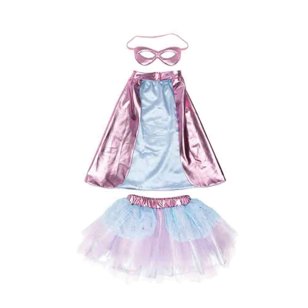 Great Pretenders - Superhelt, Pink - Kostume - 4-6år