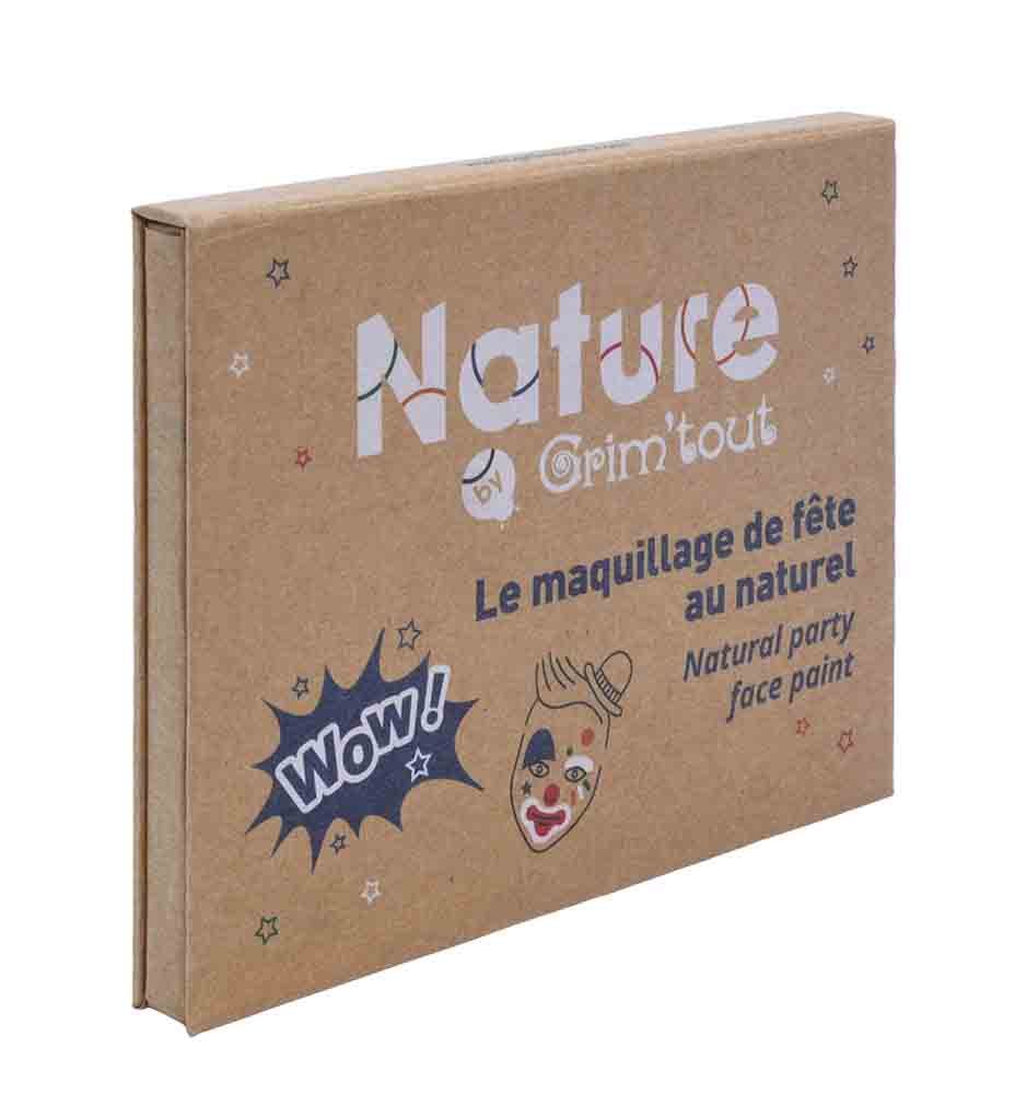 Grim'tout - Teatersminke - 6 farver palette - WOW Nature by Grimtout