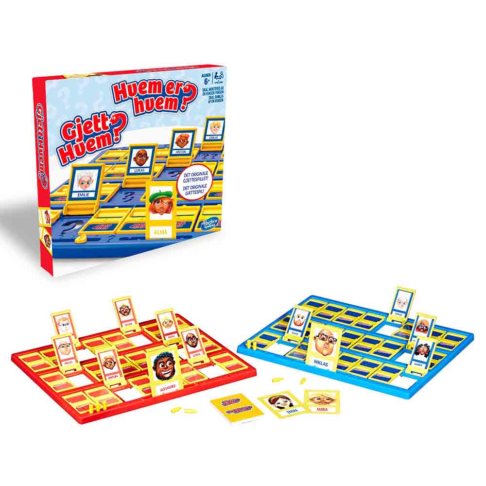 Hasbro - Hvem er Hvem - Brætspil