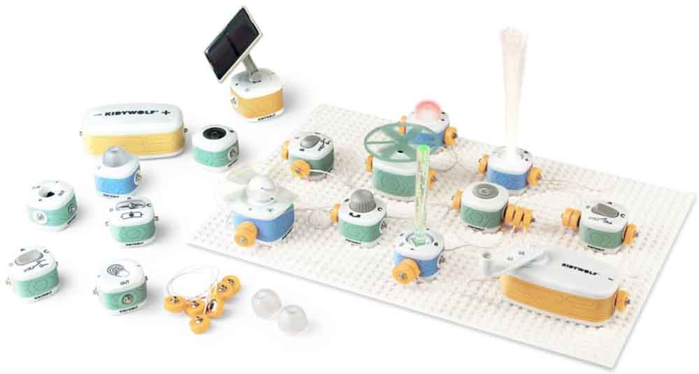 KidyWolf - KIDYELEC-EXPERT – My First Electricity Kit – 18 dele
