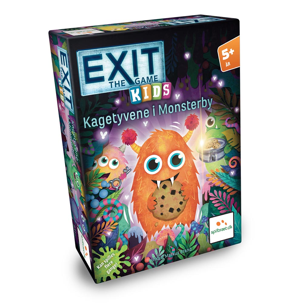 EXIT - for Børn - Kagetyvene i Monsterby - Brætspil
